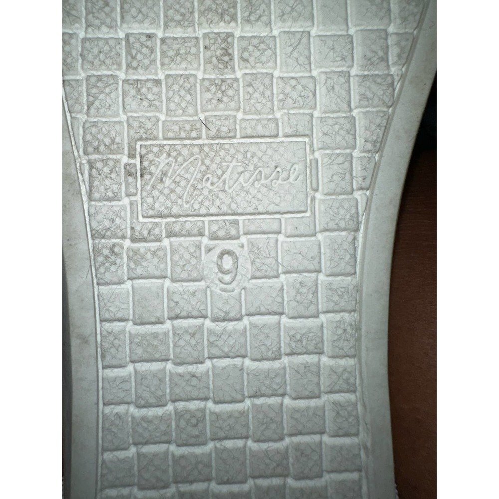 Matisse Navy Cotton Canvas sneakers size 9M - Picture 4 of 4